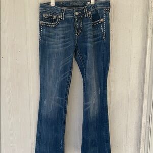 Miss Me Blue Boot Cut Jeans Classic Denim